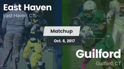 Matchup: East Haven High vs. Guilford  2017