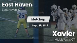Matchup: East Haven High vs. Xavier  2018