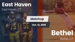 Matchup: East Haven High vs. Bethel  2018