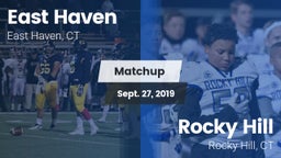 Matchup: East Haven High vs. Rocky Hill  2019
