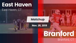 Matchup: East Haven High vs. Branford  2019