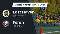 Recap: East Haven  vs. Foran  2021