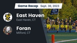 Recap: East Haven  vs. Foran  2023