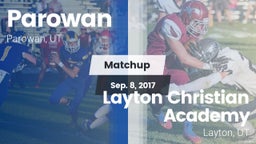 Matchup: Parowan  vs. Layton Christian Academy  2017