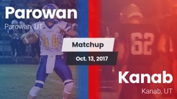 Matchup: Parowan  vs. Kanab  2017