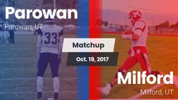 Matchup: Parowan  vs. Milford  2017