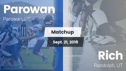 Matchup: Parowan  vs. Rich  2018