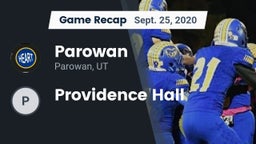Recap: Parowan  vs. Providence Hall 2020