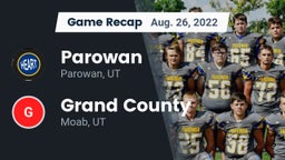 Recap: Parowan  vs. Grand County  2022