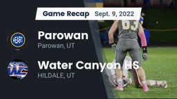 Recap: Parowan  vs. Water Canyon HS 2022