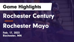 Rochester Century  vs Rochester Mayo  Game Highlights - Feb. 17, 2023