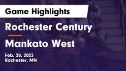 Rochester Century  vs Mankato West  Game Highlights - Feb. 28, 2023