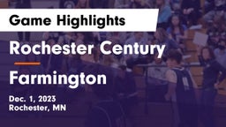 Rochester Century  vs Farmington  Game Highlights - Dec. 1, 2023