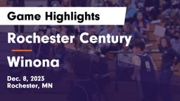 Rochester Century  vs Winona  Game Highlights - Dec. 8, 2023