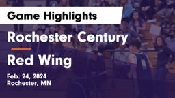 Rochester Century  vs Red Wing  Game Highlights - Feb. 24, 2024