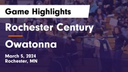 Rochester Century  vs Owatonna  Game Highlights - March 5, 2024