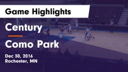 Century  vs Como Park Game Highlights - Dec 30, 2016