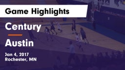 Century  vs Austin  Game Highlights - Jan 4, 2017