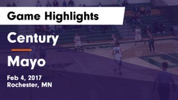 Century  vs Mayo  Game Highlights - Feb 4, 2017
