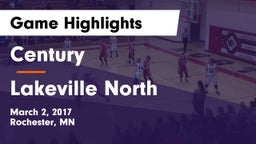 Century  vs Lakeville North  Game Highlights - March 2, 2017