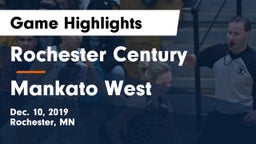 Rochester Century  vs Mankato West  Game Highlights - Dec. 10, 2019