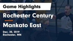Rochester Century  vs Mankato East  Game Highlights - Dec. 20, 2019