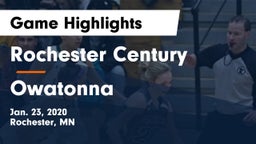 Rochester Century  vs Owatonna  Game Highlights - Jan. 23, 2020