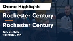 Rochester Century  vs Rochester Century  Game Highlights - Jan. 25, 2020