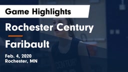Rochester Century  vs Faribault  Game Highlights - Feb. 4, 2020
