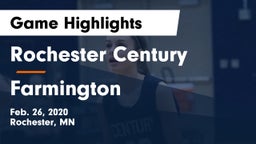 Rochester Century  vs Farmington  Game Highlights - Feb. 26, 2020