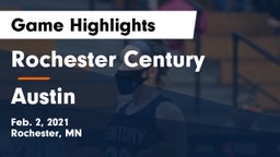 Rochester Century  vs Austin  Game Highlights - Feb. 2, 2021