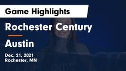 Rochester Century  vs Austin  Game Highlights - Dec. 21, 2021