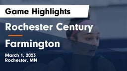Rochester Century  vs Farmington  Game Highlights - March 1, 2023