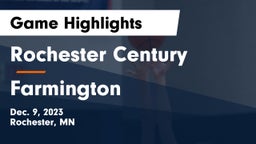 Rochester Century  vs Farmington  Game Highlights - Dec. 9, 2023