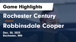 Rochester Century  vs Robbinsdale Cooper  Game Highlights - Dec. 30, 2023