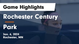 Rochester Century  vs Park  Game Highlights - Jan. 6, 2024