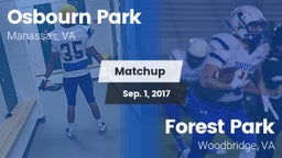 Matchup: Osbourn Park High vs. Forest Park  2017