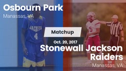 Matchup: Osbourn Park High vs. Stonewall Jackson Raiders 2017