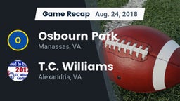 Recap: Osbourn Park  vs. T.C. Williams 2018