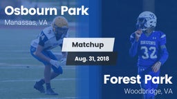 Matchup: Osbourn Park High vs. Forest Park  2018