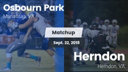 Matchup: Osbourn Park High vs. Herndon  2018