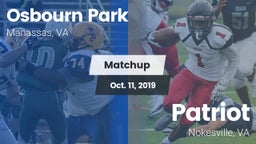 Matchup: Osbourn Park High vs. Patriot   2019