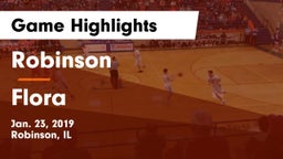 Robinson  vs Flora  Game Highlights - Jan. 23, 2019