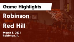 Robinson  vs Red Hill  Game Highlights - March 5, 2021