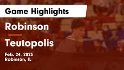Robinson  vs Teutopolis  Game Highlights - Feb. 24, 2023
