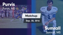 Matchup: Purvis  vs. Sumrall  2016