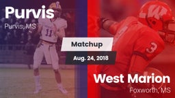 Matchup: Purvis  vs. West Marion  2018