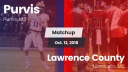 Matchup: Purvis  vs. Lawrence County  2018