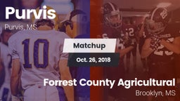 Matchup: Purvis  vs. Forrest County Agricultural  2018
