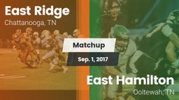 Matchup: East Ridge High vs. East Hamilton  2016